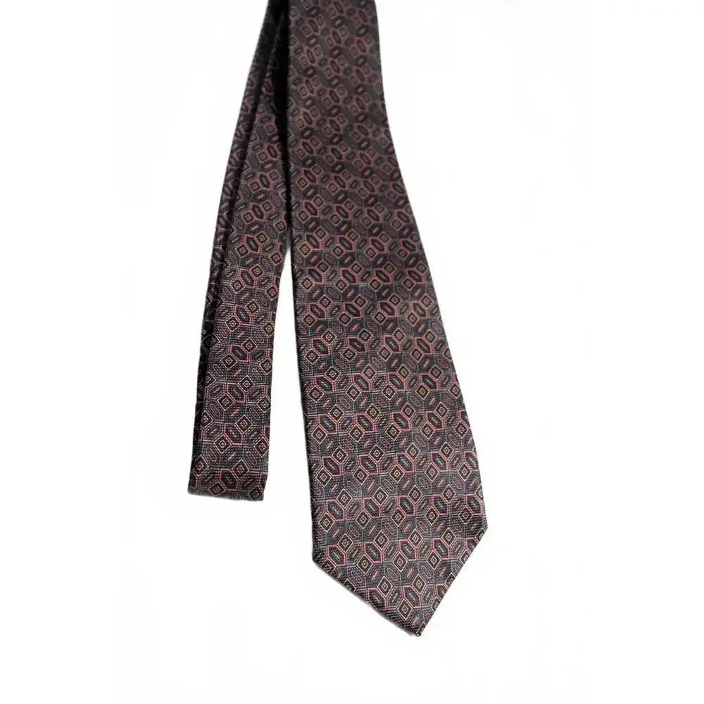 Vintage Damani Silk Necktie, 3.5 X 54 Inches, Short Length, Boys Tie